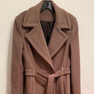 Calvin Klein Women's Wool Full Length Coat